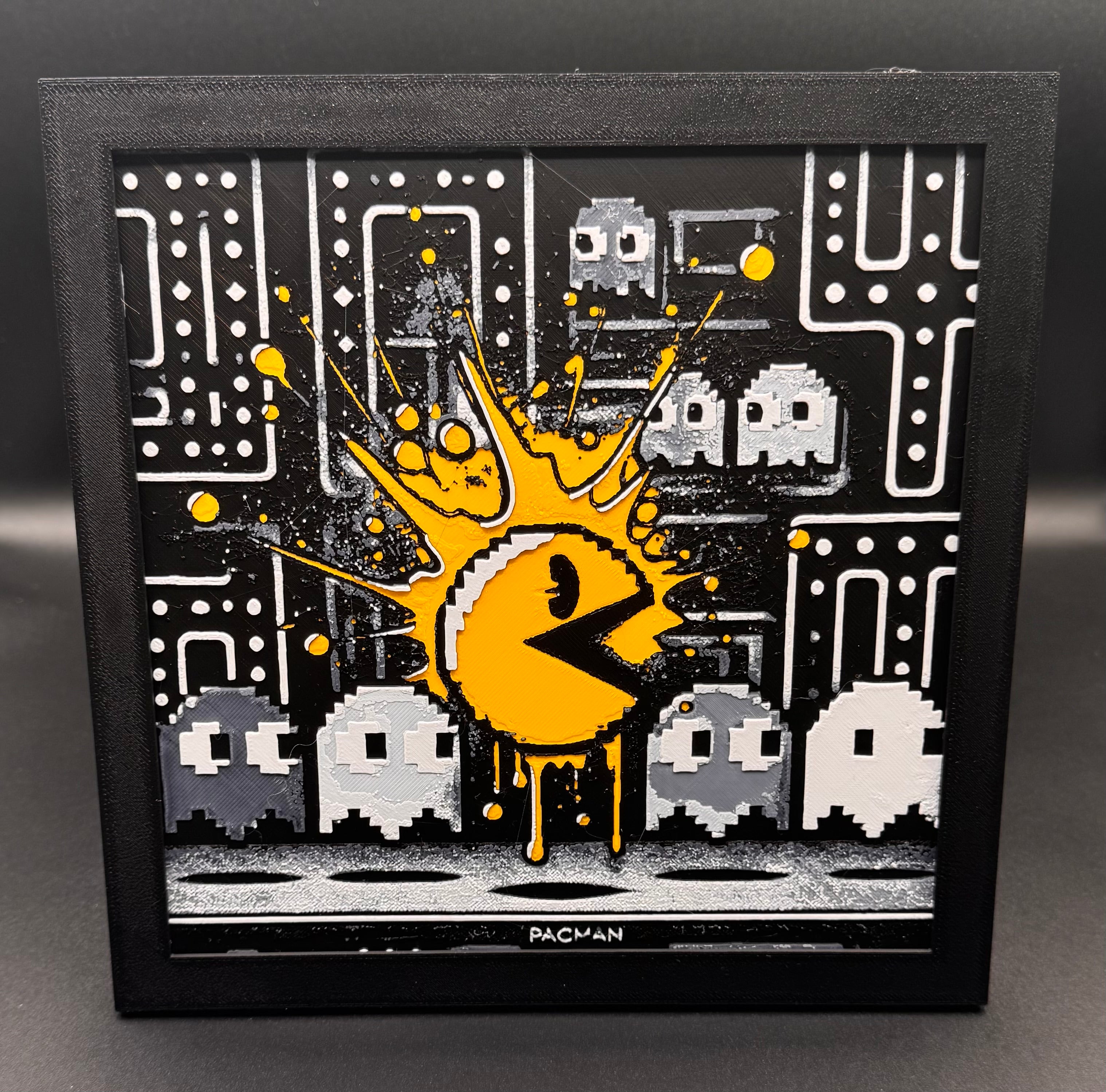 Pac-Man wall art