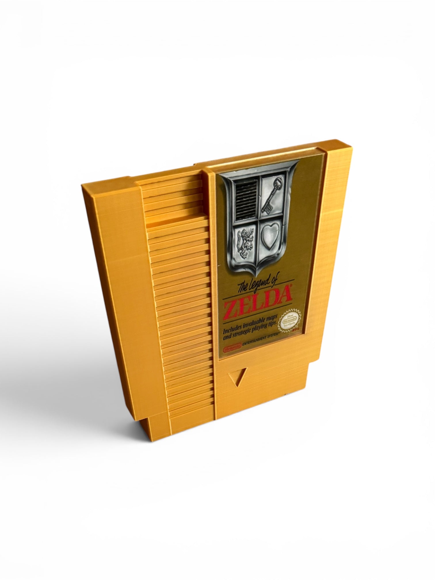 3D printed and inked large NES cartridge