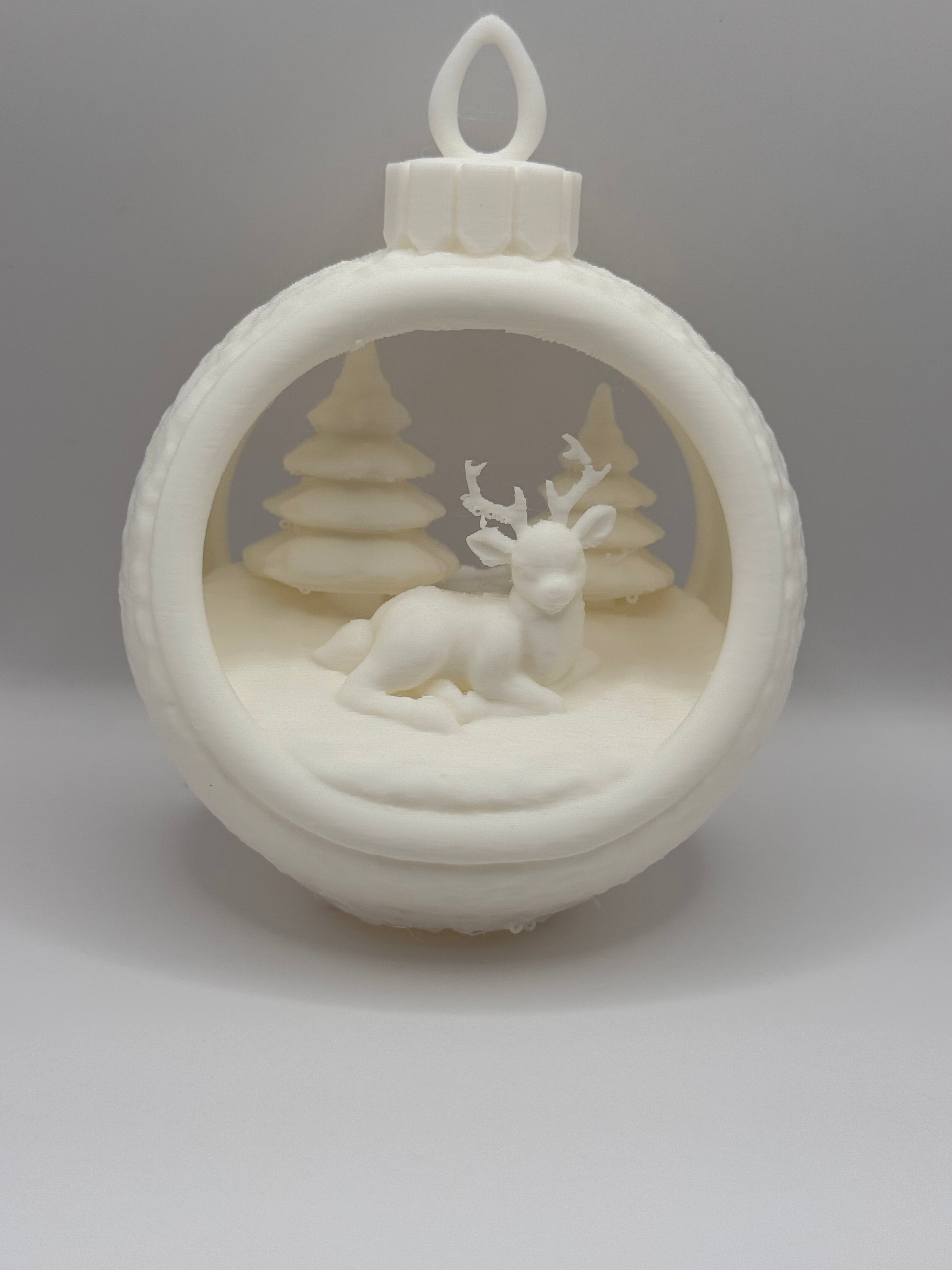Deer Christmas ornament