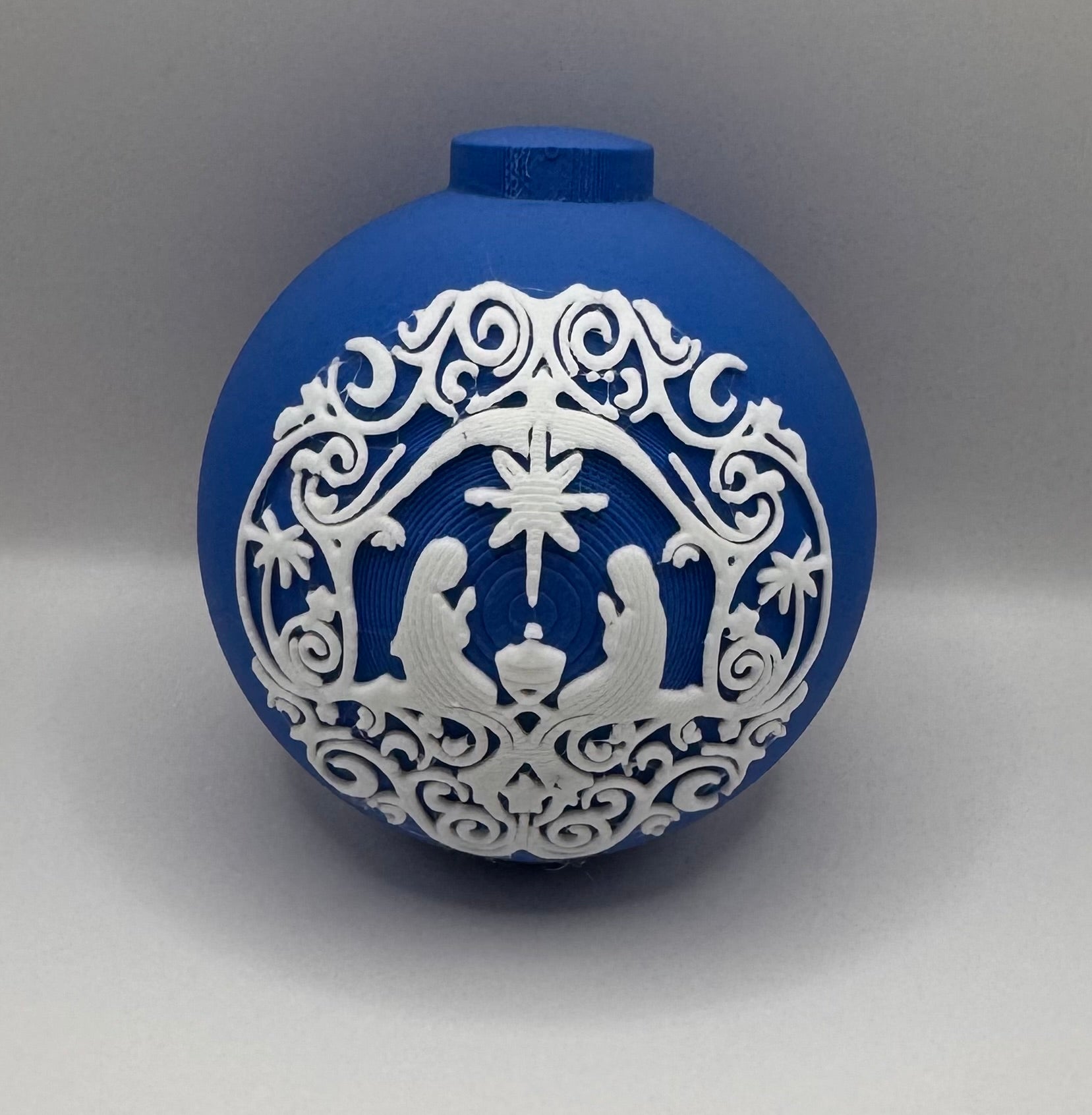 Blue Christmas ornament