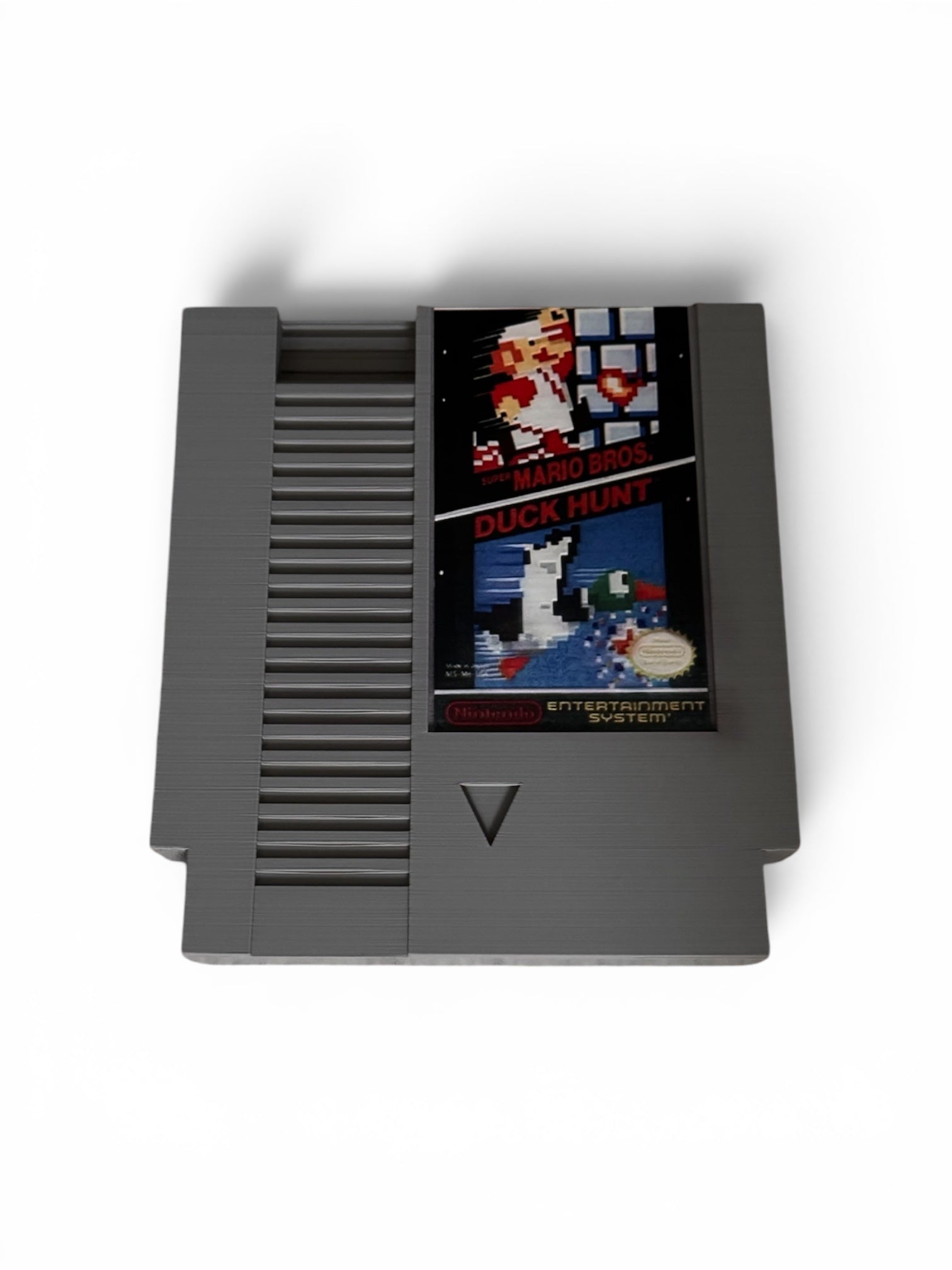 3D printed and inked large NES cartridge