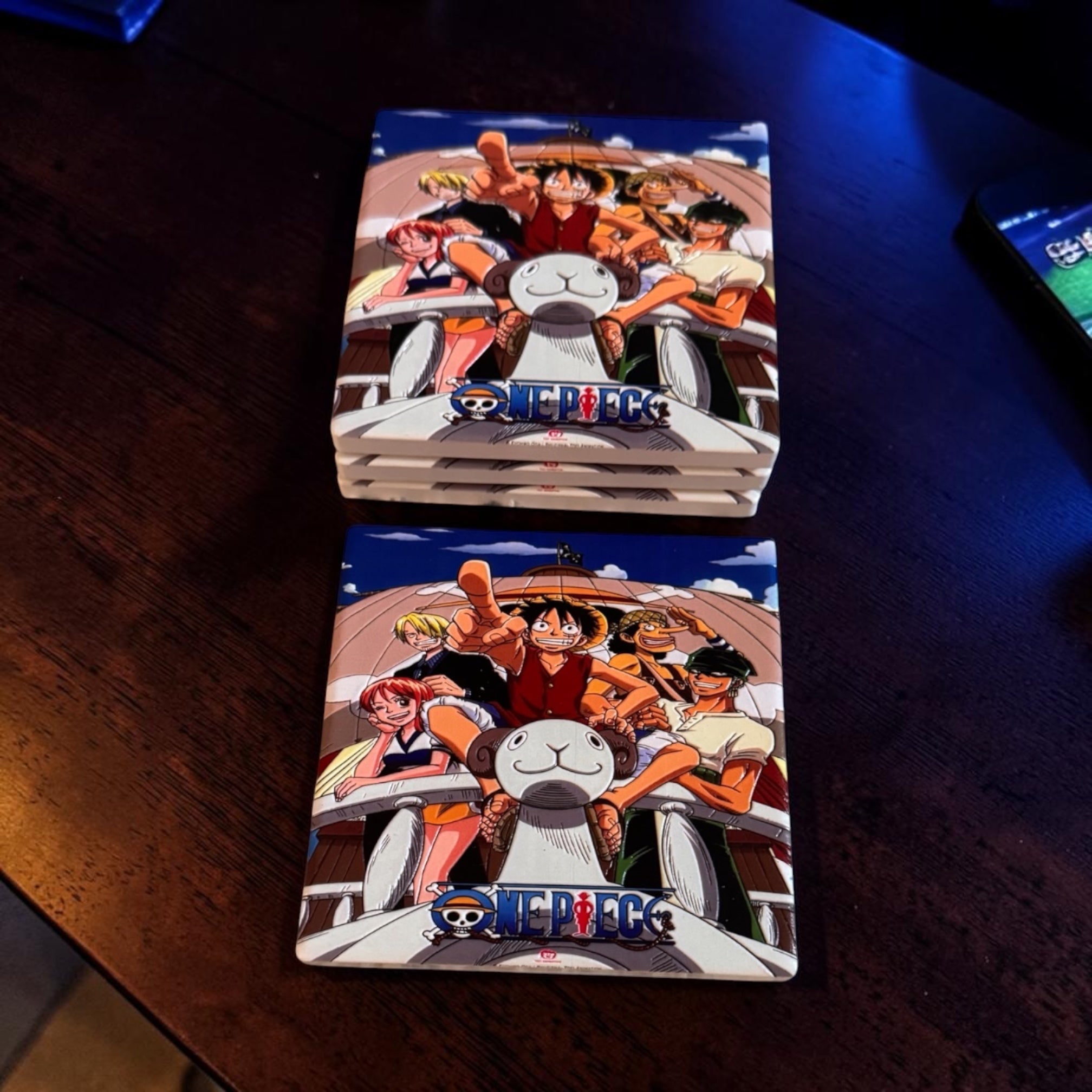 3D inked coasters (set of 4)