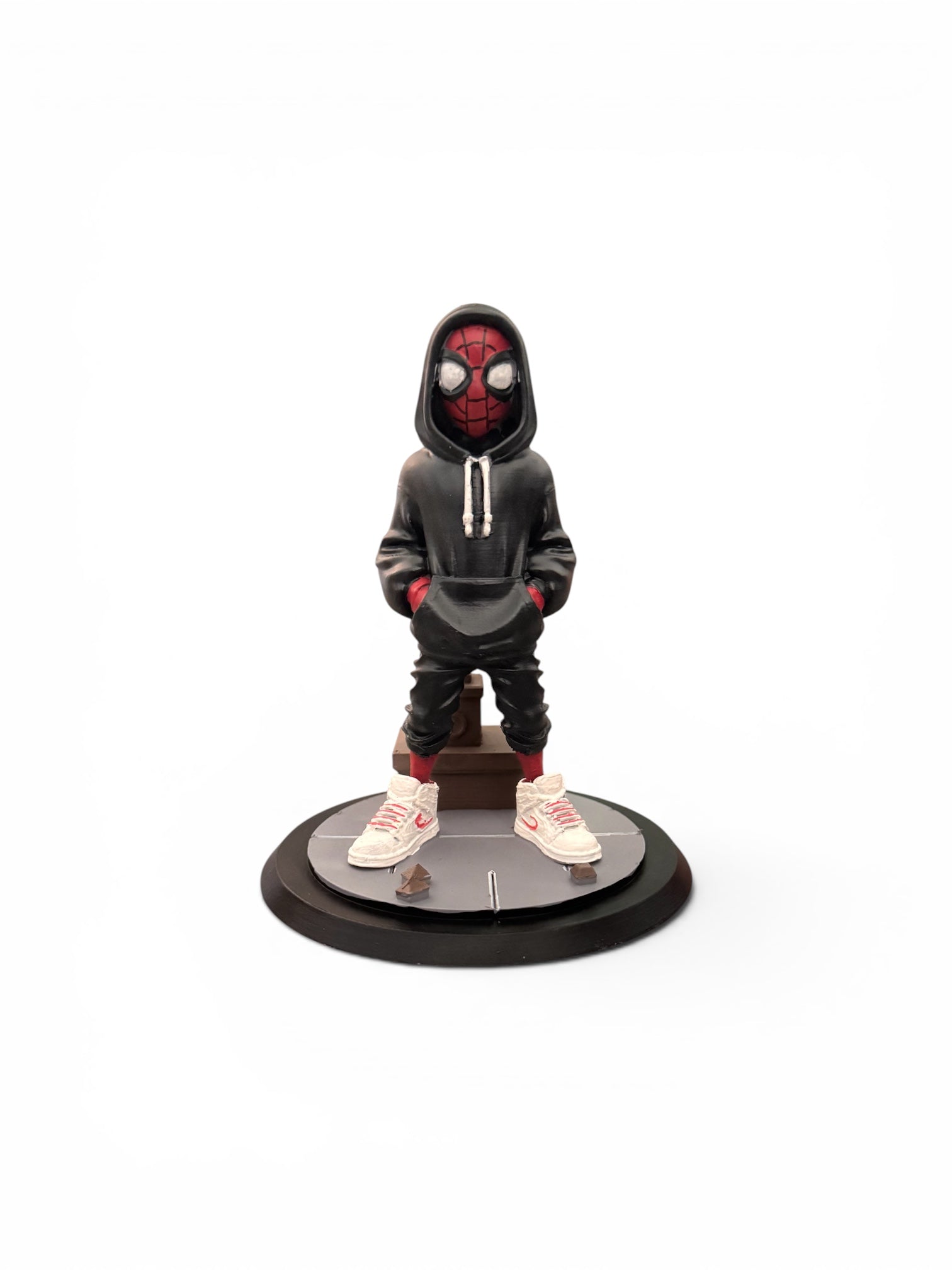 Hand-painted urban spidey figure