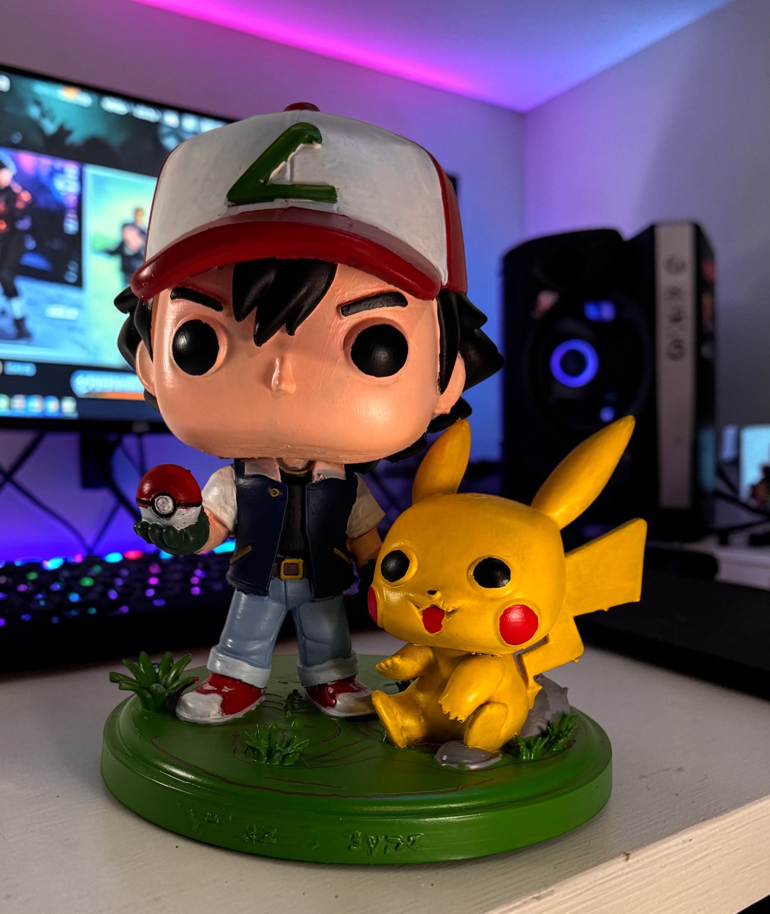 3D printed anime themed figure