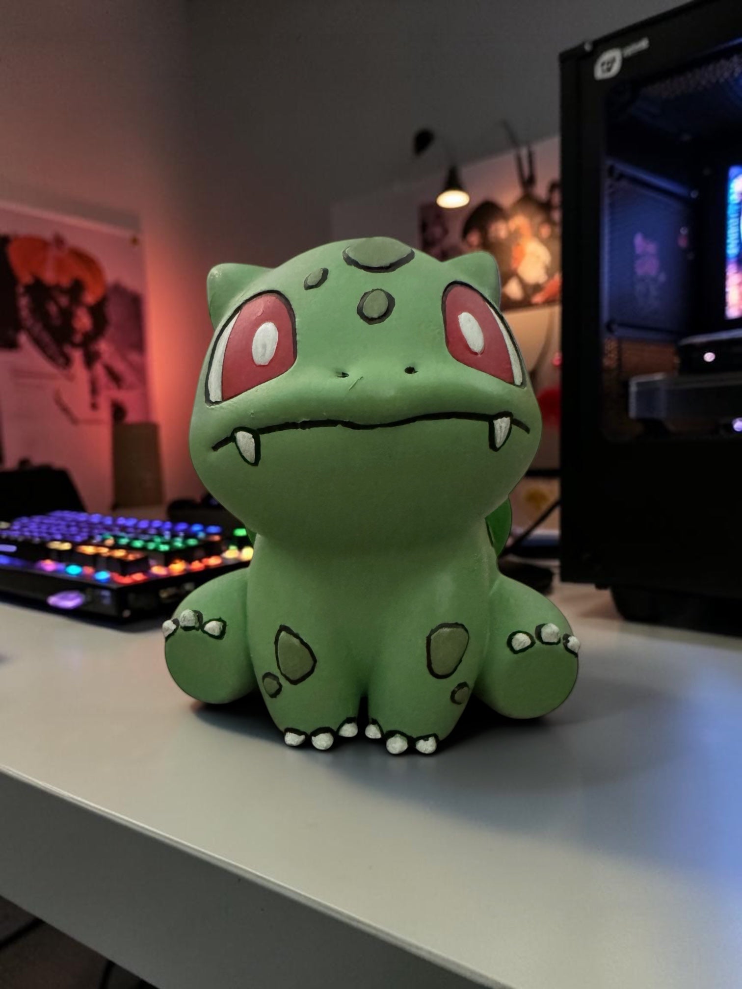 Hand-painted 5.75 inch poke figure