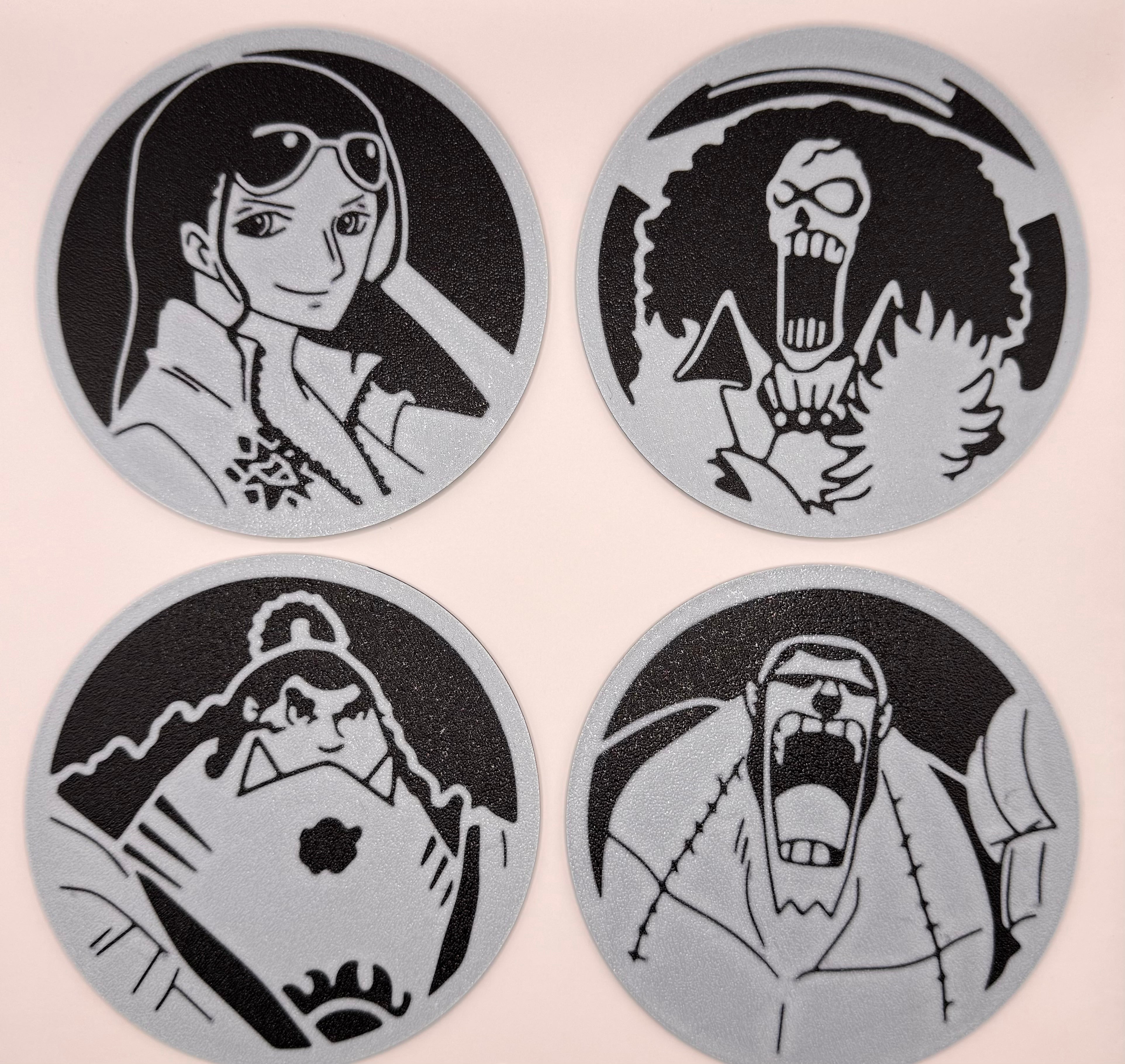 3D printed coaster set