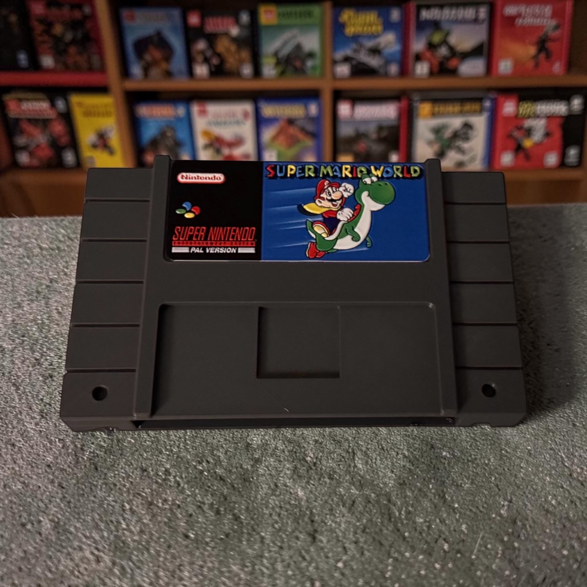 3D printed SNES cartridge replica