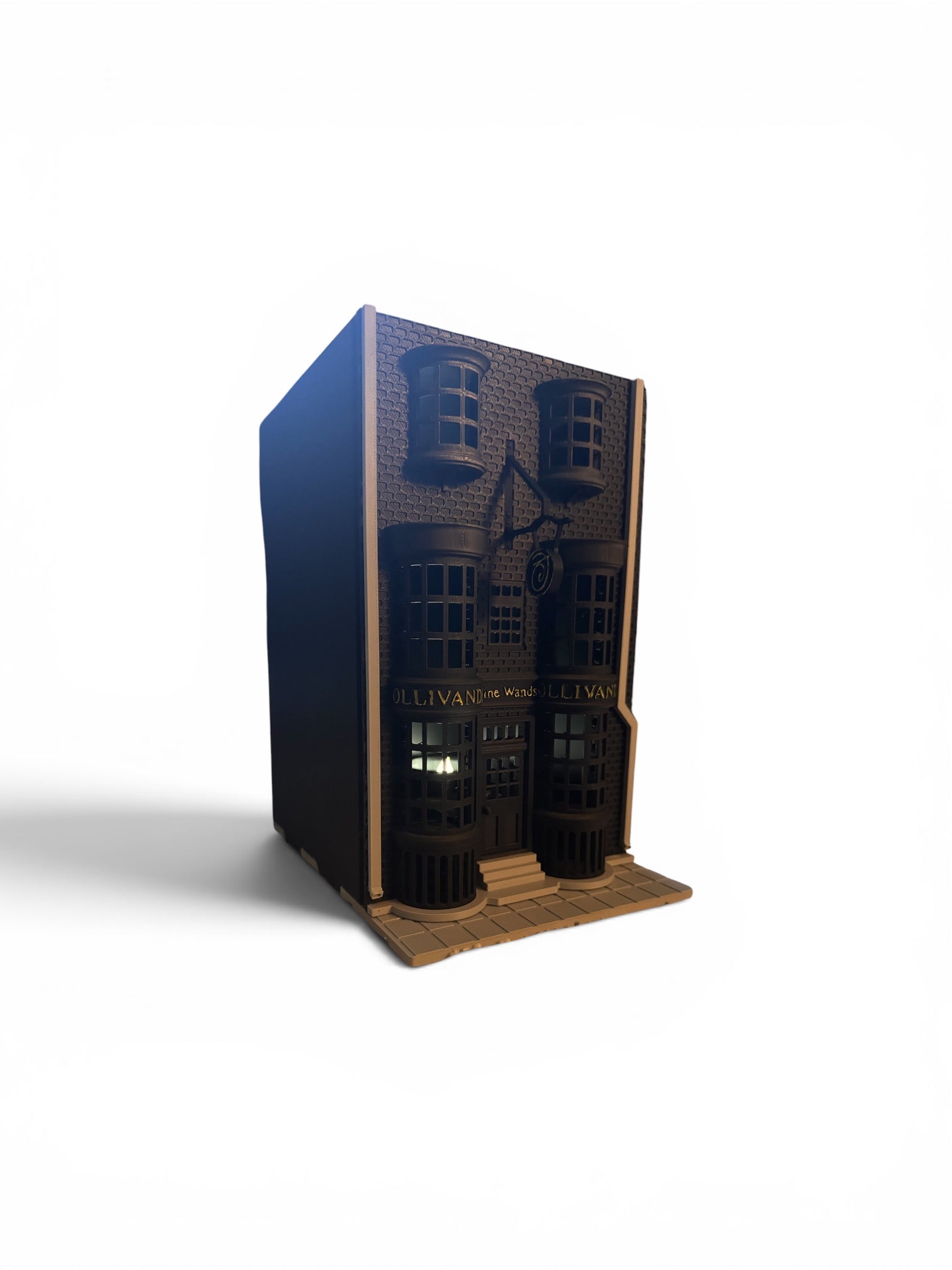 3D printed themed bookshelf decoration