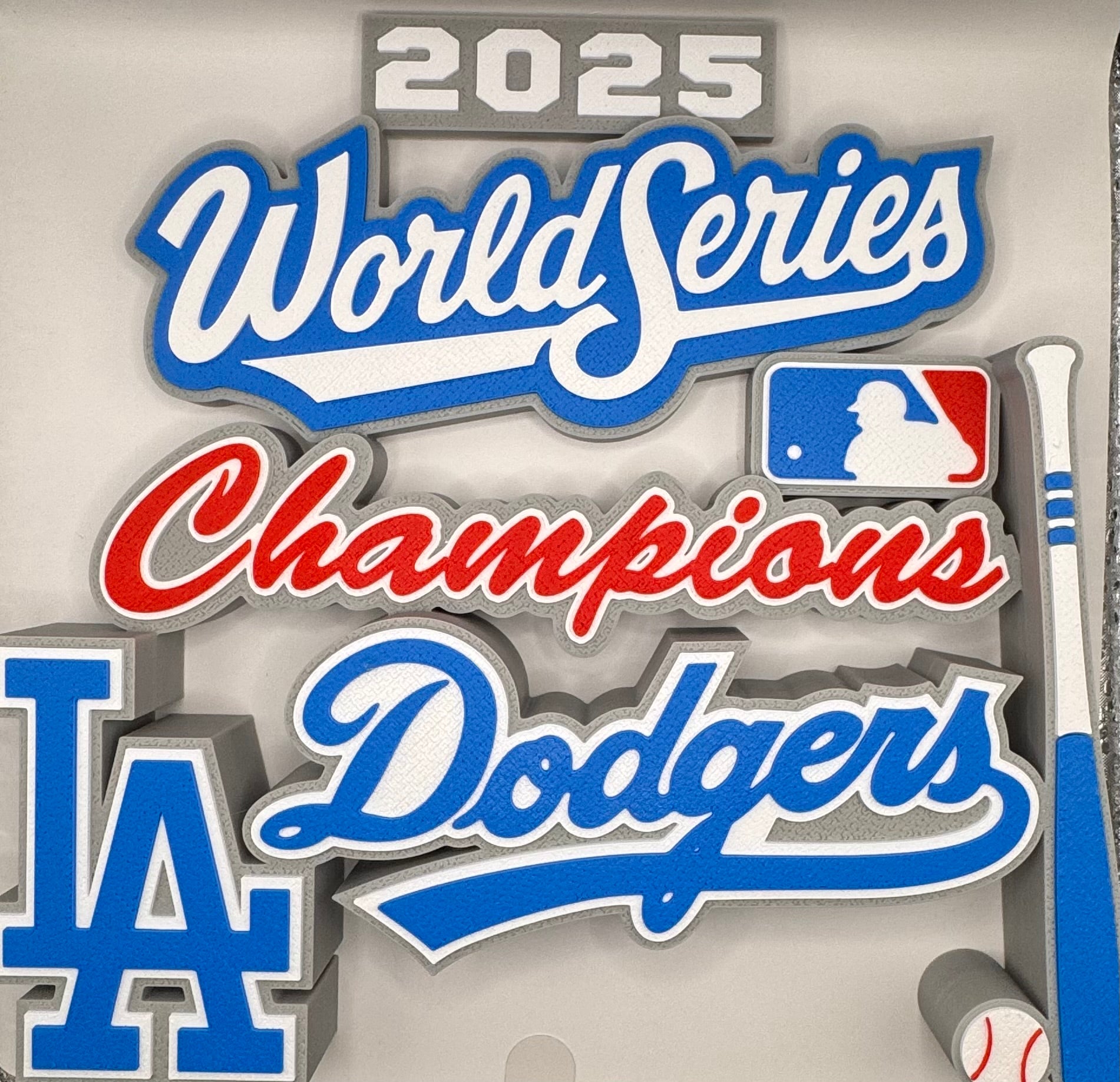 Dodgers World Series Desk/Wall decoration