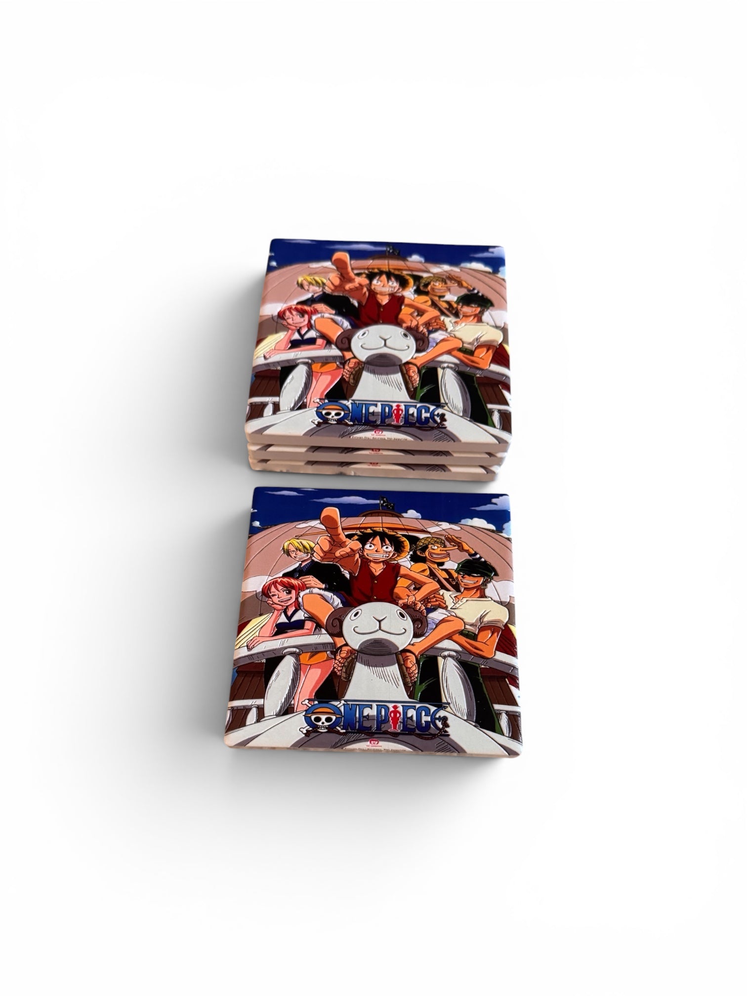 3D inked coasters (set of 4)