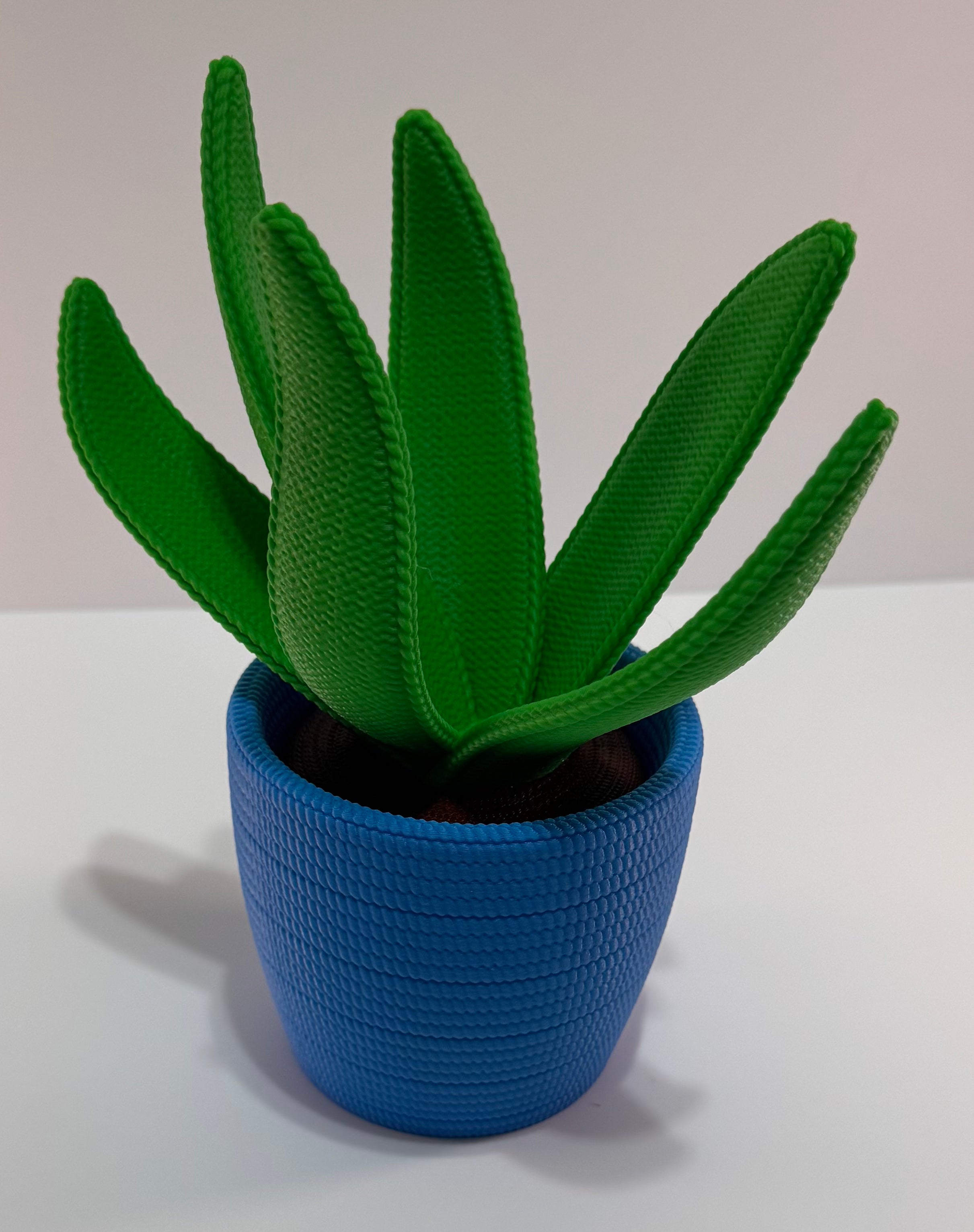 3D printed aloe plant
