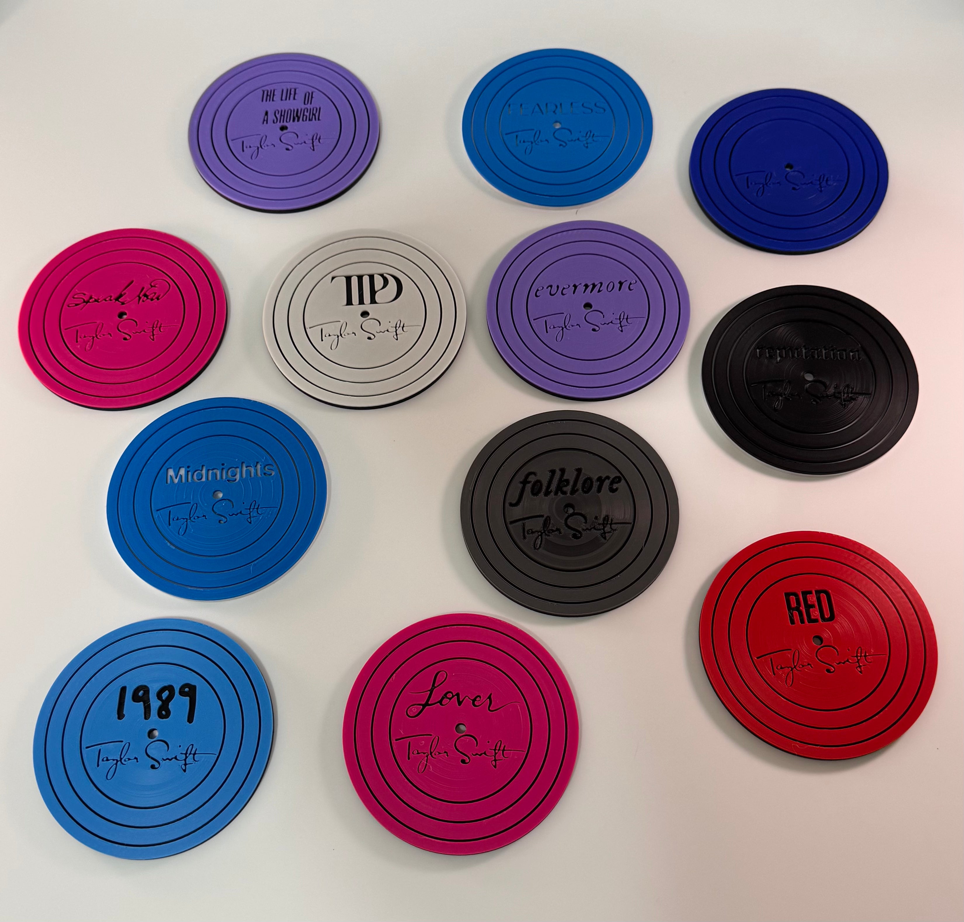 Taylor Swift record coaster set