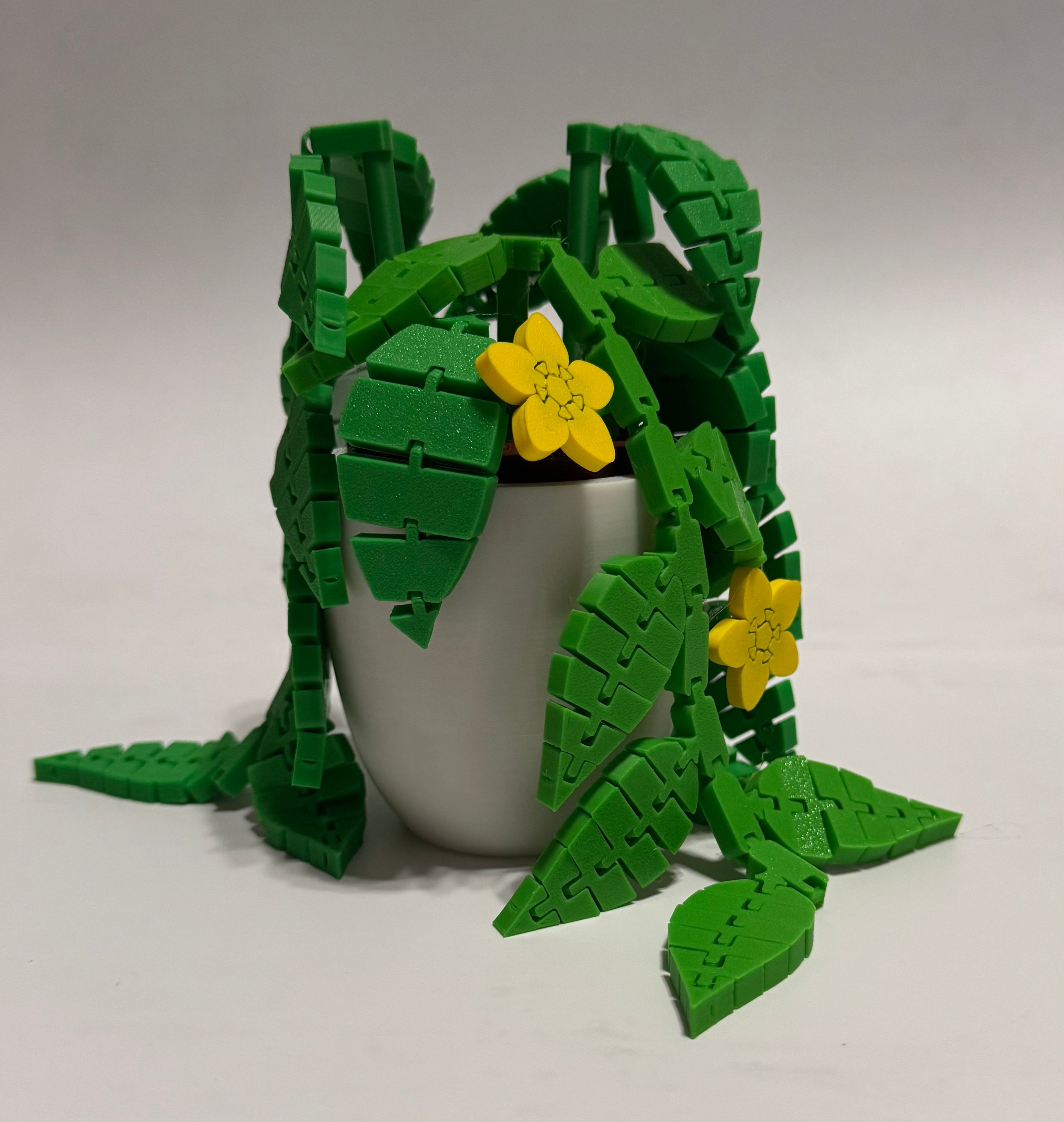 3D printed desktop plant decoration.