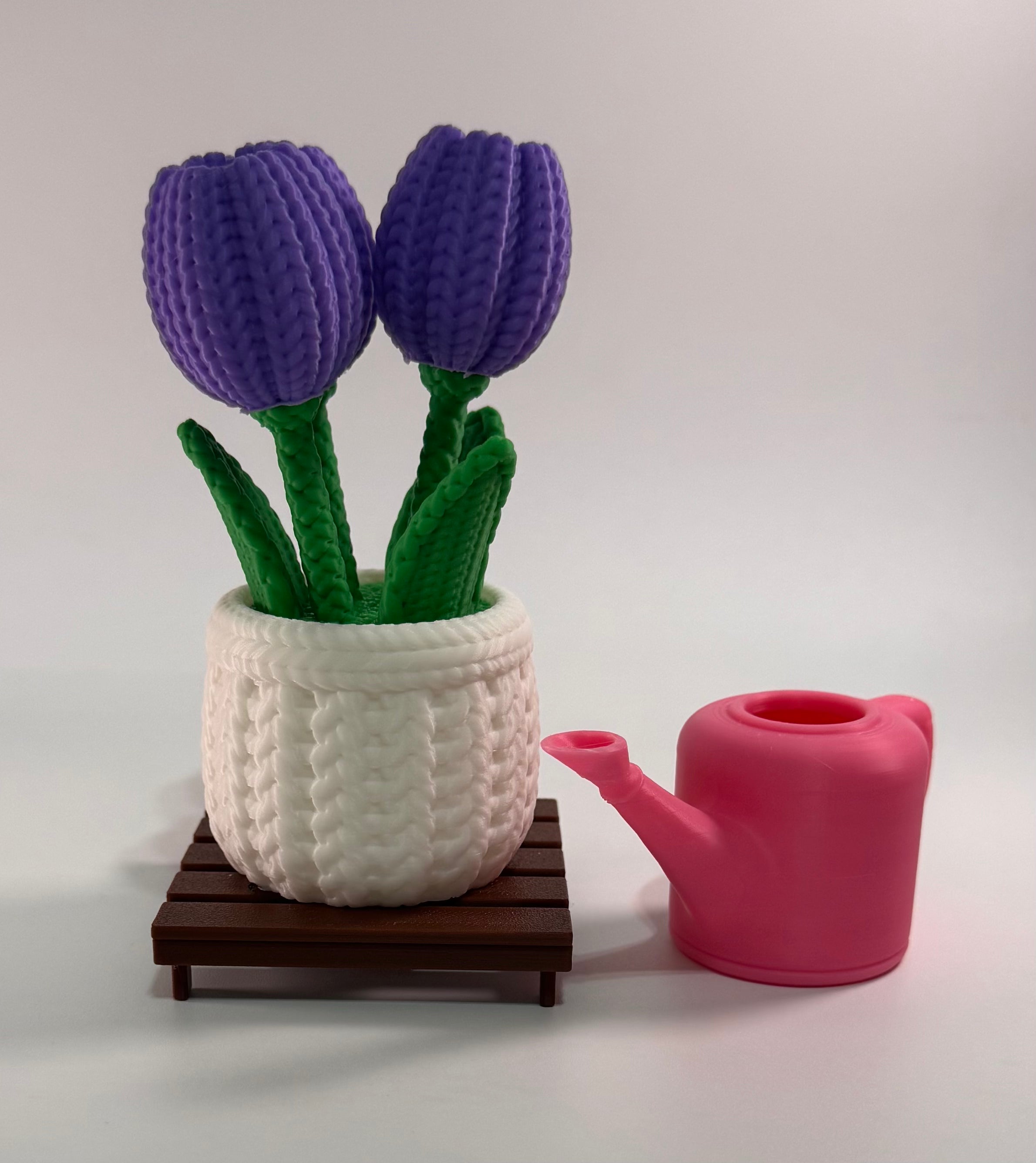 3D printed tulips decoration