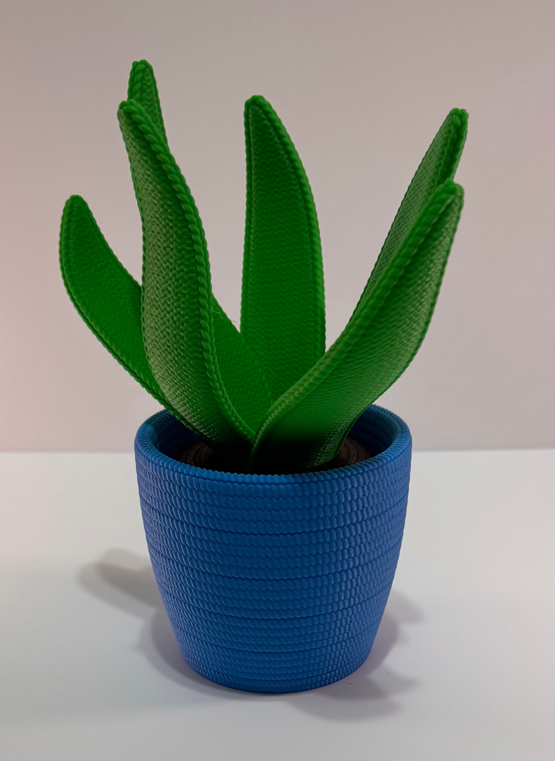 3D printed aloe plant