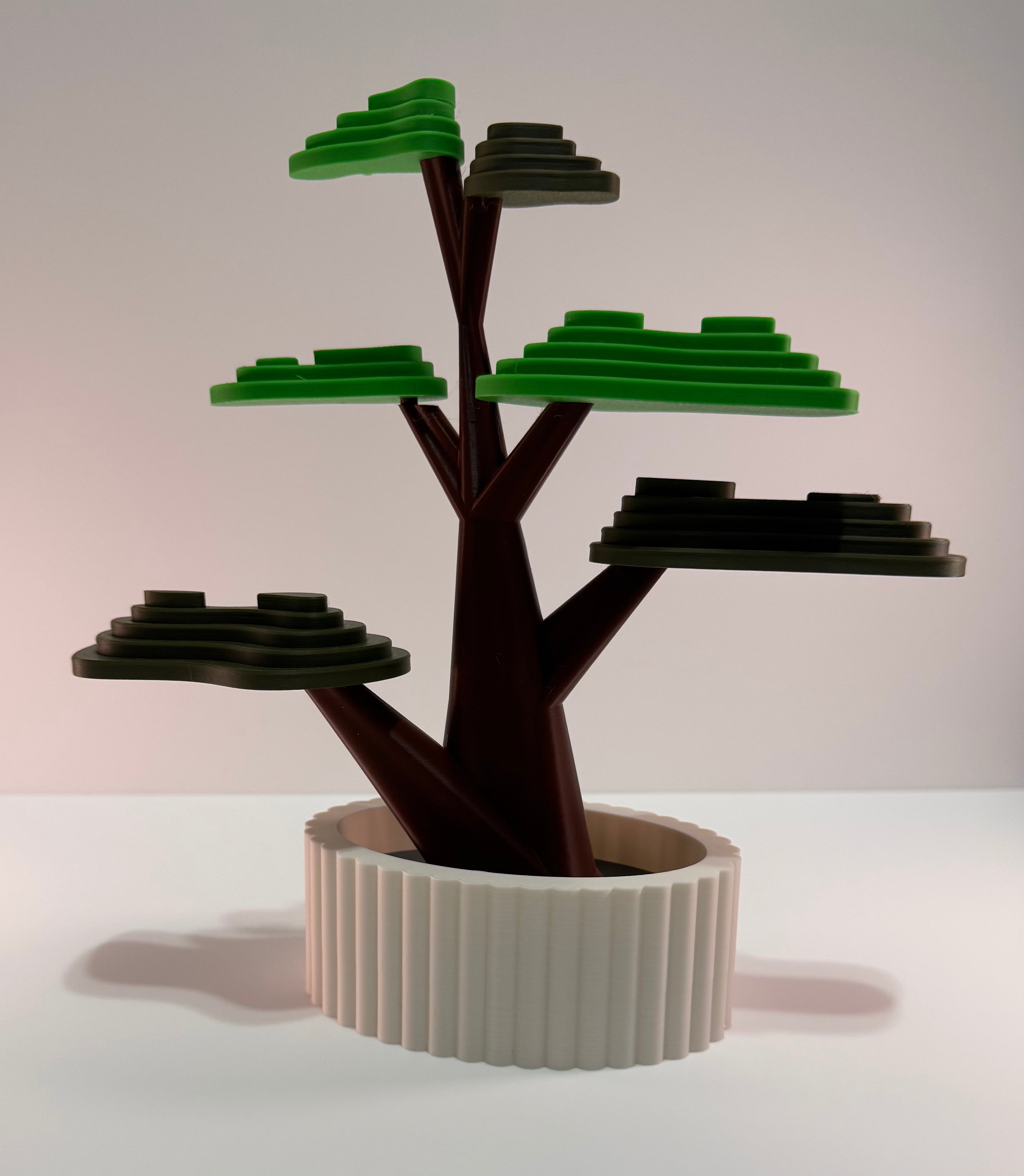 3D printed bonsai plant