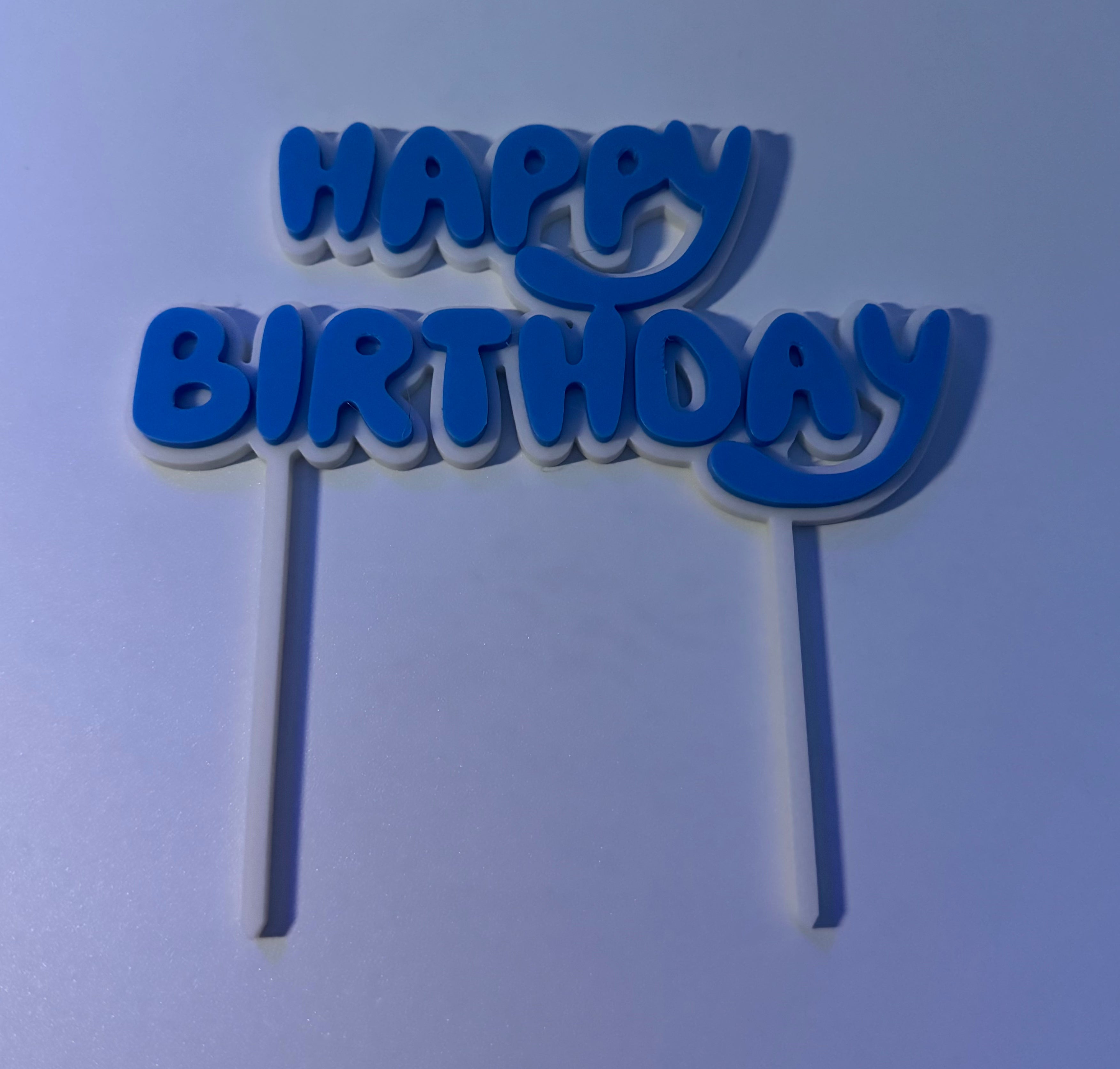 3D printed cake toppers