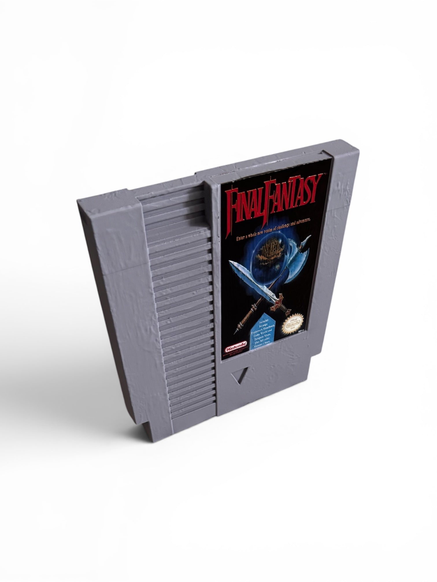 3D printed and inked large NES cartridge