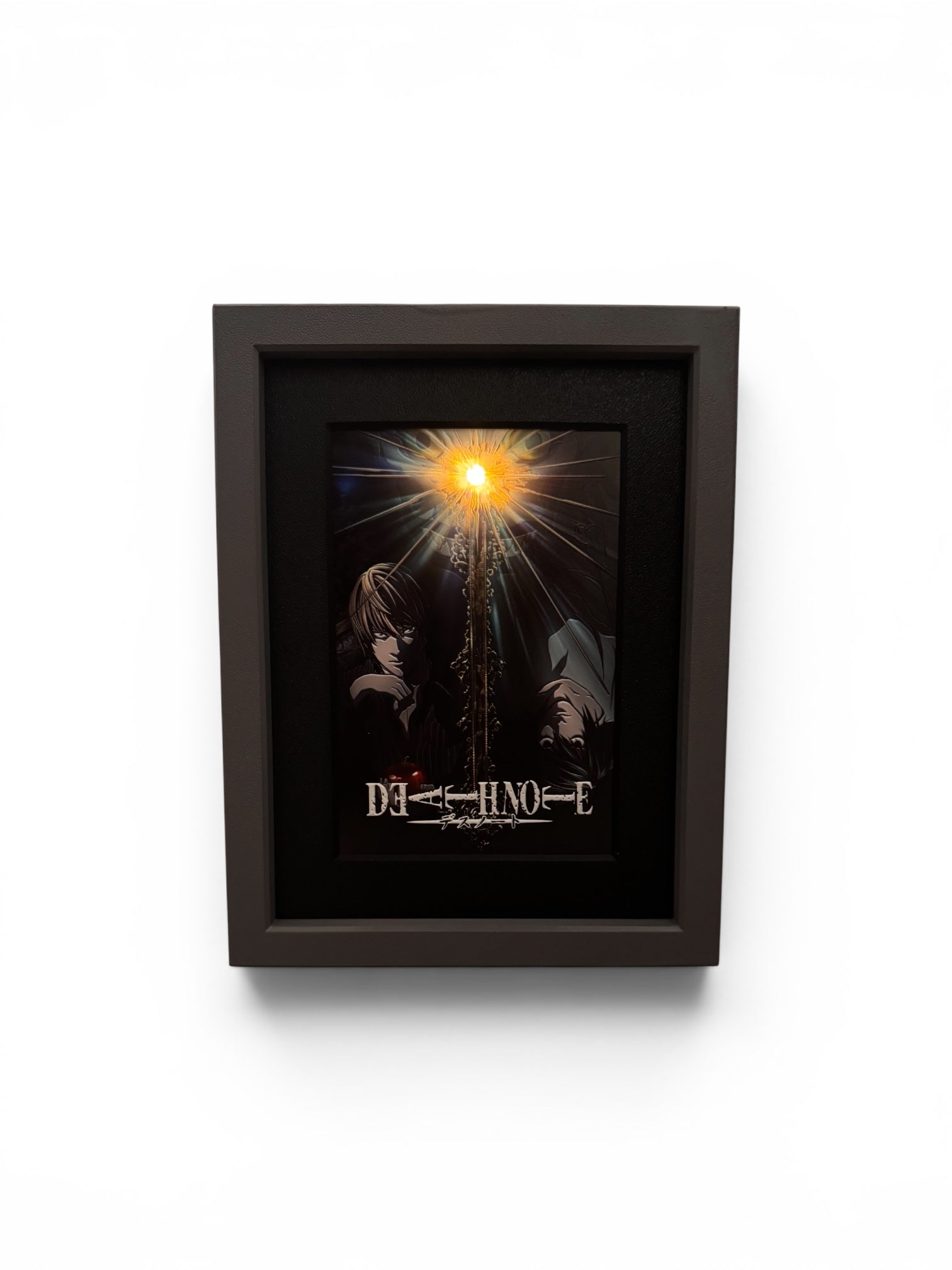 3D printed shadow box with 3D inked art