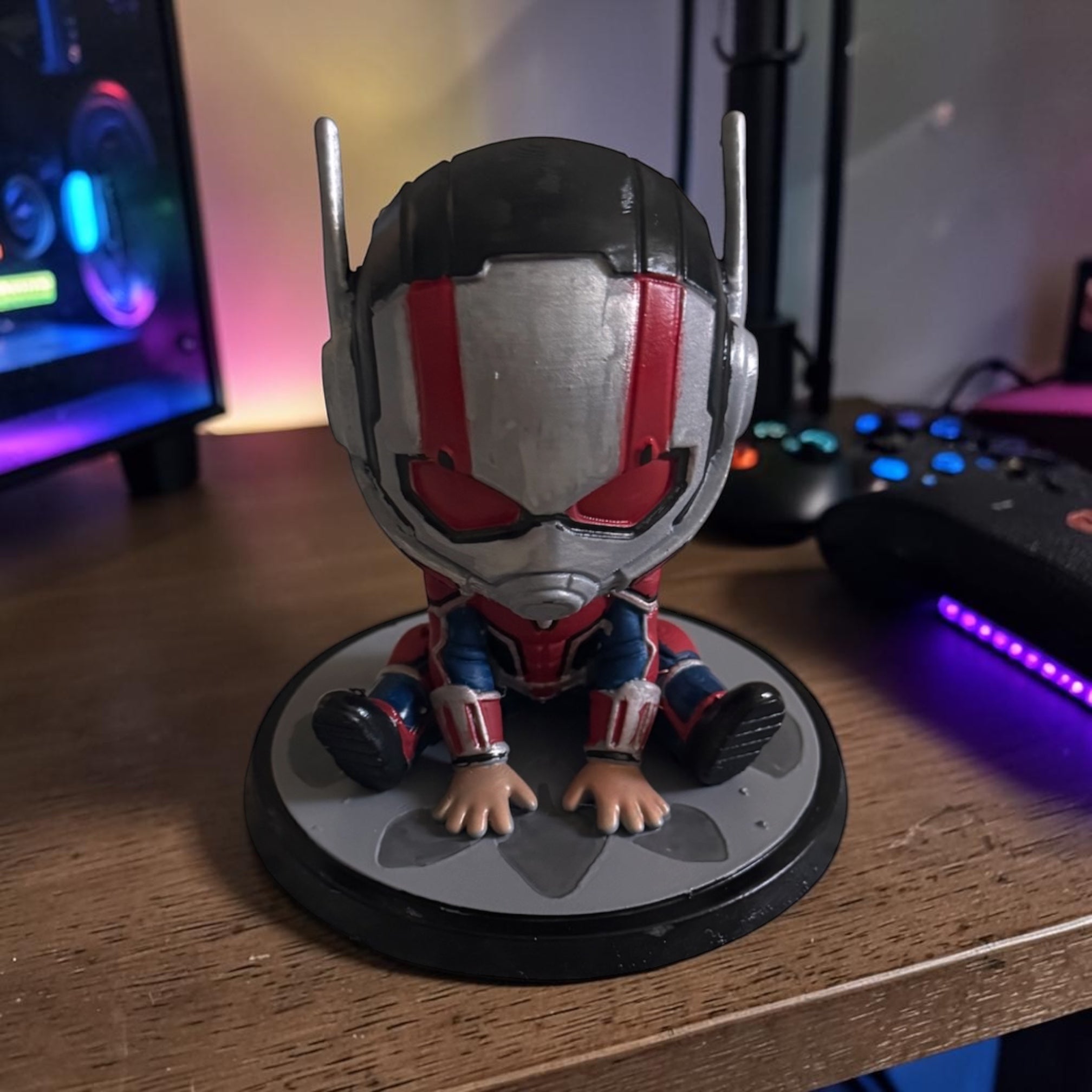 Hand-painted super hero figure