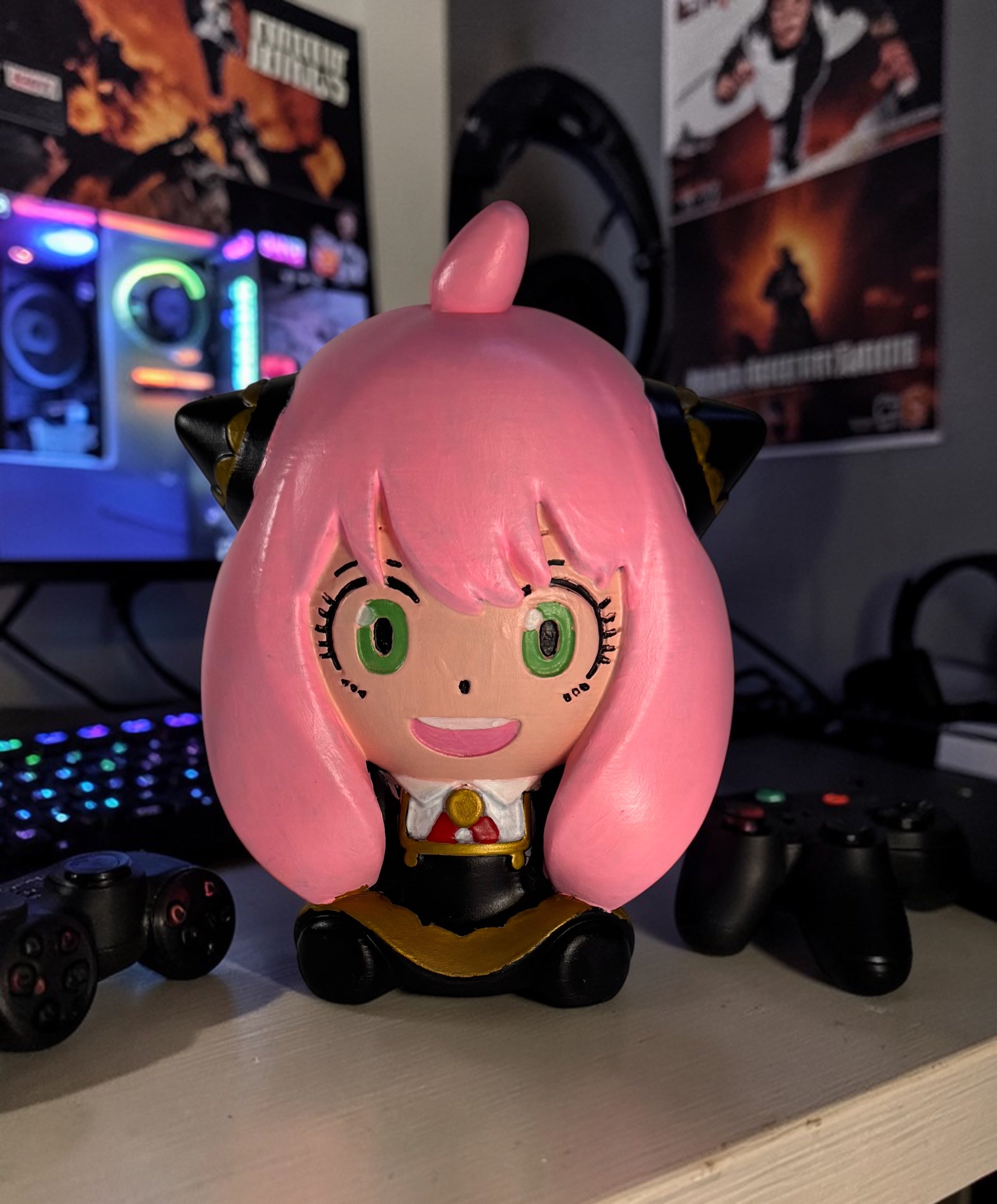 3D printed anime themed figure